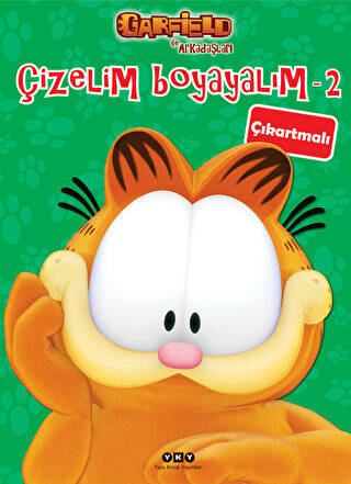 Çizelim Boyayalım 2 - Garfield ile Arkadaşları Çıkartmalı - 1