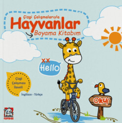 Çizgi Çalışmalarıyla Hayvanlar Boyama Kitabım - NSN Kids