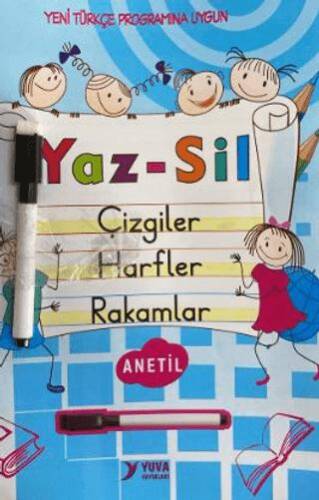Çizgi Kitabım Yaz Sil Yazı Defteri Anetil - 1
