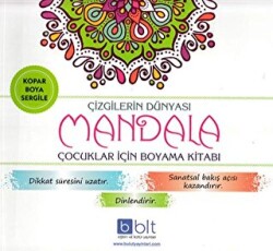 Çizgilerin Dünyası - Mandala Çocuklar İçin Boyama Kitabı - 1
