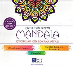 Çizgilerin Gizemi - Mandala Çocuklar İçin Boyama Kitabı - 1