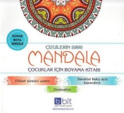 Çizgilerin Sırrı - Mandala Çocuklar İçin Boyama Kitabı - 1