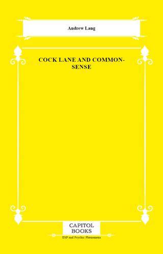 Cock Lane and Common-Sense - 1