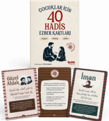 Çocuklar için 40 Hadis Ezber Kartları - Çelik Yayınevi