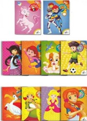 Çocuklar İçin Boyama Kitabı 10 Adet Set - 1