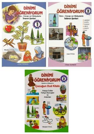 Çocuklar İçin Dinimi Öğreniyorum Soru Cevap ve Hikayelerle 3 Cilt Takım - 1