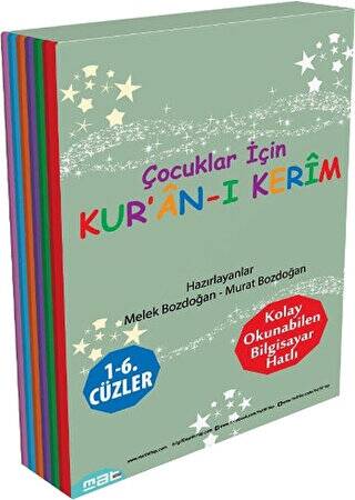 Çocuklar İçin Kur’an-ı Kerim 1 - 6. Cüzler 6 Kitap Takım - 1