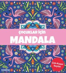 Çocuklar İçin Mandala-Lacivert - 1