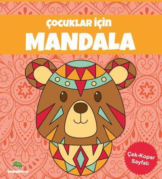 Çocuklar İçin Mandala-Turuncu - 1