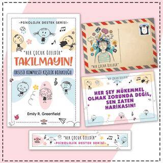 Çocuklar İçin Psikolojik Destek Serisi - Çocuklarda Obsesif Kompulsif Kişilik Bozukluğu - Kartpostal ve Ayraç - 1