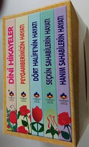 Çocuklar İçin Resimli Dini Hikayeler Seti 5 Kitap, Kutulu - 1