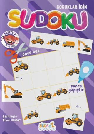 Çocuklar İçin Sudoku - Seviye 3 - 1