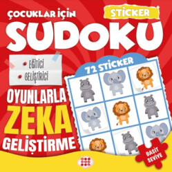 Çocuklar İçin Sudoku - Sticker Hediyeli Basit Seviye 1 - Dokuz Çocuk