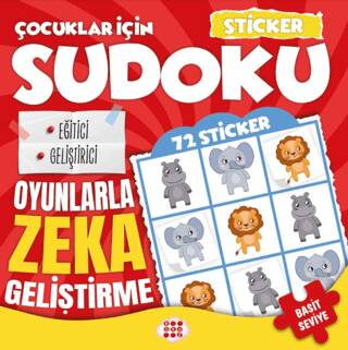 Çocuklar İçin Sudoku - Sticker Hediyeli Basit Seviye 1 - 1