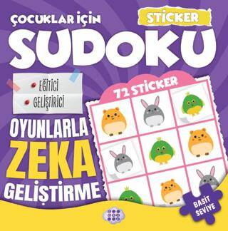 Çocuklar İçin Sudoku - Sticker Hediyeli Basit Seviye 2 - 1