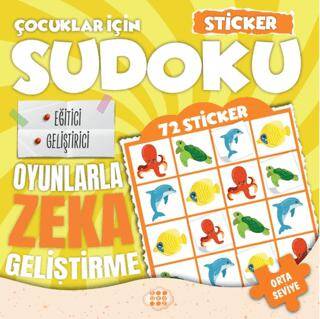 Çocuklar İçin Sudoku - Sticker Hediyeli Orta Seviye 2 - 1
