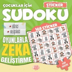 Çocuklar İçin Sudoku - Sticker Hediyeli Zor Seviye 2 - Dokuz Çocuk