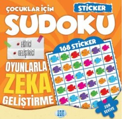 Çocuklar İçin Sudoku - Sticker Hediyeli Zor Seviye 3 - Dokuz Çocuk