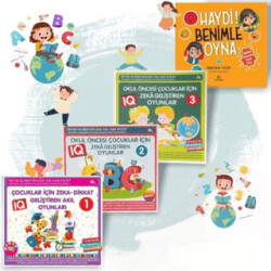 Çocuklar için Zeka Geliştiren Oyunlar 4 Kitap Takım - 1