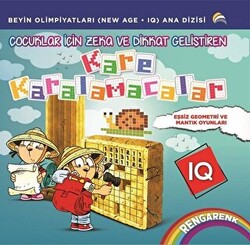 Çocuklar İçin Zeka ve Dikkat Geliştiren Kare Karalamacalar - 1