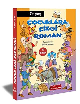 Çocuklara Çizgi Roman - Renkli Resimli 10 Kitap set - 1