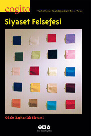Cogito Sayı: 74 Siyaset Felsefesi - 1