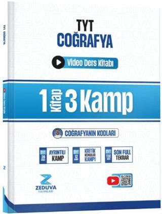 Coğrafyanın Kodları TYT Coğrafya 1 Kitap 3 Kamp Video Ders Kitabı - 1