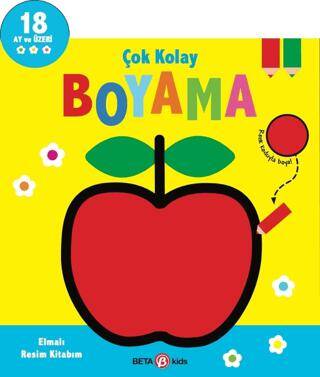 Çok Kolay Boyama - Elmalı Resim Kitabım - 1