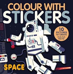 Colour With Stickers: Space - Little Tiger Group
