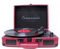 Crownwell Turntable Suitcase CR Series Çantalı Pikap - CW002-CH - Crownwell