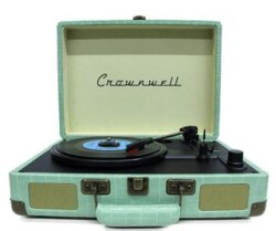 Crownwell Turntable Suitcase CR Series Çantalı Pikap - CW002-LG - Crownwell