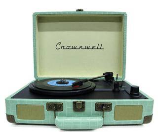Crownwell Turntable Suitcase CR Series Çantalı Pikap - CW002-LG - 1