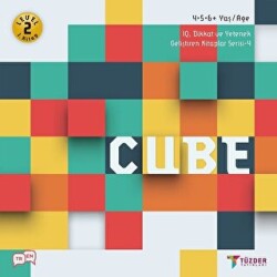 Cube - IQ Dikkat ve Yetenek Geliştiren Kitaplar Serisi 4 Level 2 - TÜZDER Yayınları