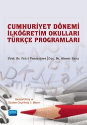 Cumhuriyet Dönemi İlköğretim Okulları Türkçe Programları - 1