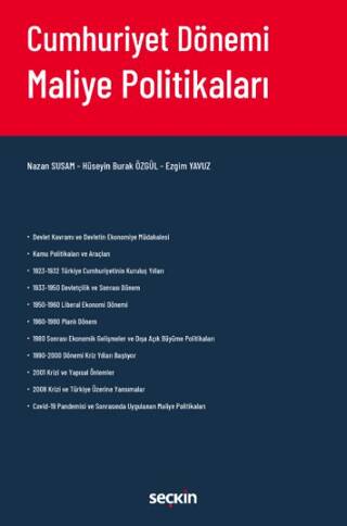 Cumhuriyet Dönemi Maliye Politikaları - 1