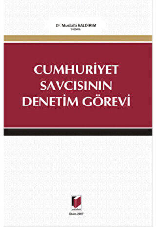 Cumhuriyet Savcısının Denetim Görevi - 1