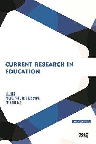 Current Research in Education - March 2022 - 1