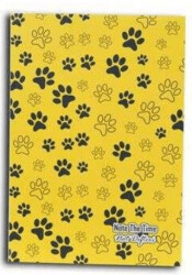 Cute Paws Patterns Not Defteri - Note The Time