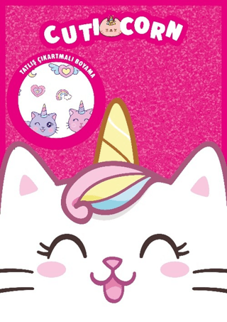 Cuticorn Çıkartmalı Boyama Kitabı - 1