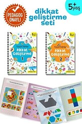 Dahiler Dikkat Geliştirme Seti 2 Kitap Takım 5+ Yaş Pedagog Onaylı - 1