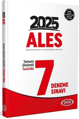 2025 ALES Tamamı Çözümlü 7 Deneme Sınavı - 1