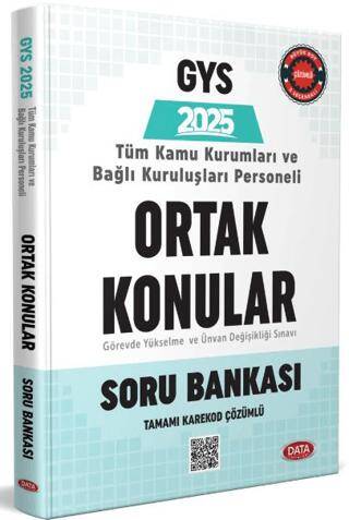 Türkiye Kamu Kurumları ve Bağlı Kuruluşları Personeli GYS ve Unvan Değişikliği Ortak Konular Soru Bankası - 1