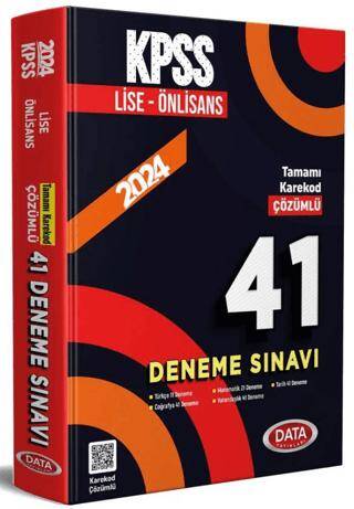 2024 KPSS Lise ve Ön Lisans 41 Deneme Sınavı - Karekod Çözümlü - 1