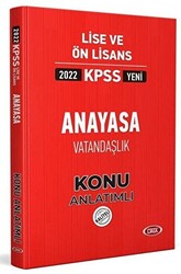 Data KPSS Lise Ve Ön Lisans Anayasa Vatandaşlık Konu Kitabı 2022 - 1