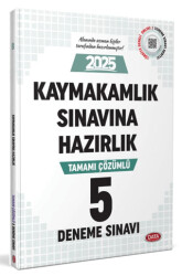 Kaymakamlık Sınavına Hazırlık Tamamı Çözümlü 5 Deneme Sınavı - 1