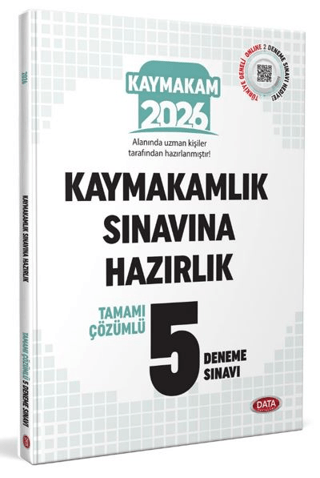 Kaymakamlık Sınavına Hazırlık Tamamı Çözümlü 5 Deneme Sınavı - 1