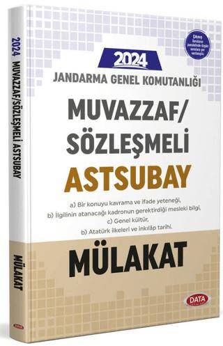 Jandarma Genel Komutanlığı Muvazzaf-Sözleşmeli Astsubay Mülakat Sınavına Hazırlık Kitabı - 1