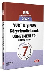 2023 MEB Yurt Dışında Görevlendirilecek Öğretmenleri Seçme Sınavı 7 Deneme Sınavı - 1