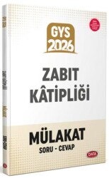 Zabıt Katipliği Mülakat Sınavına Hazırlık Kitabı - 1