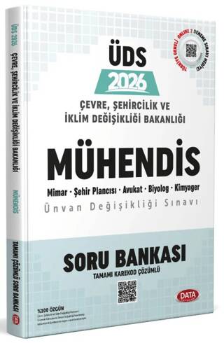 Çevre, Şehircilik ve İklim Bakanlığı Mühendis Unvan Değişikliği Sınavı Soru Bankası - 1